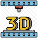 3 D 3 D Printing 3 D Print Icon