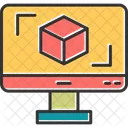 3 D Dimension Space Icon