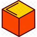 3 D Arrow Cube Icon