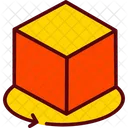3 D Box Cube Icon