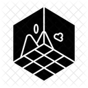 3 D Background  Icon