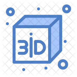 3 D Box  Icon