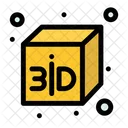 3 D Box  Icon