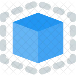 3 D Box Model  Icon