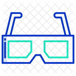 3D-Brille  Symbol