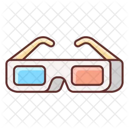 3D-Brille  Symbol