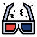 3D-Brille  Symbol