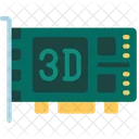 3 D Card  Icon