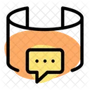 3D-Chat-Bildschirm  Symbol