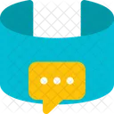 3 D Chat Screen  Symbol