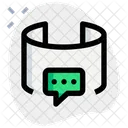 3 D Chat Screen  Icon
