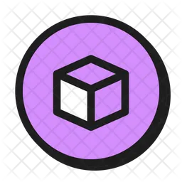 3 D Cube  Icon