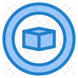 3 D Cube  Icon