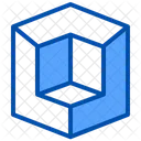 3 D Cube  Icon