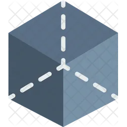 3 D Cube  Icon