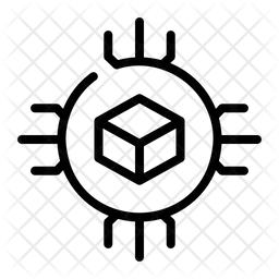 3 D Cube  Icon