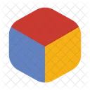 3 D Cube  Icon