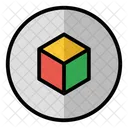 3 D Cube 3 D Model Cube Icon