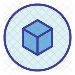 3 D Cube  Icon