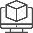 3 D Cube  Icon