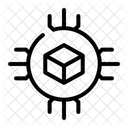 3 D Cube  Icon