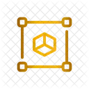 3 D Cube  Icon