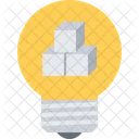 3 D Cube Idea  Icon