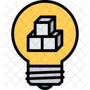 Idea de cubo 3D  Icono