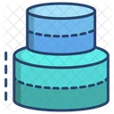 3 D Cylinder  Icon