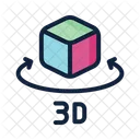 3 D Design 3 D Cube 3 D Animation Icon