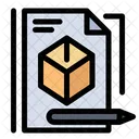 File Box Pencil Icon