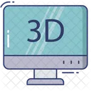 3 D Display  Icon