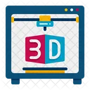 3D Drucker  Symbol