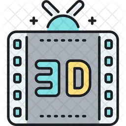 3 D Film  Icon