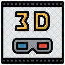 3 D Film  Icon