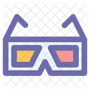 D Glass Technology Icon