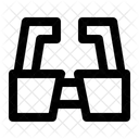 3 D Glass  Icon