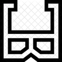 3 D Glass  Icon
