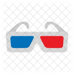 3 D Glasses  Icon