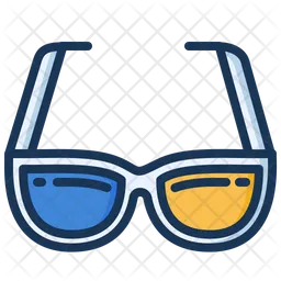 3 D Glasses  Icon
