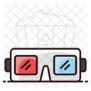 3 D Glasses  Icon