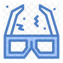 3 D Glasses  Icon