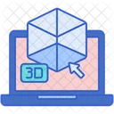 D Graphics D Cube D Module Icon