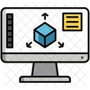 3 D Graphics  Icon
