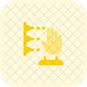 3 D Hand Printing Process  Icon