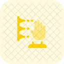 3D-Handdruckverfahren  Symbol