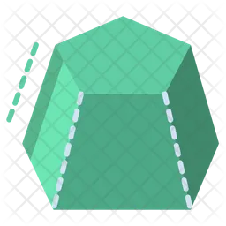 3 D Hexagon  Icon