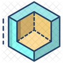 3 D Hexagon Hexagon 3 D Shapes Icon