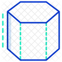 3 D Hexagon  Icon