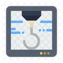 3 D Hook  Icon